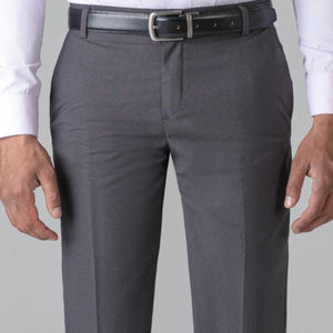 Pantalones de Vestir Formales para Hombre, de Lona, Corte Recto, Cintura Media, Ajuste Clásico, Profesional, de Oficina, 100% Algodón, Transpirable, Personalizado - Product Image 2