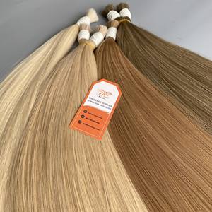 Extensions de cheveux humains vierges vietnamiens en vrac, 100% naturels, Remy, lisses, non traités, vente en gros d'usine, cheveux bruts naturels - Product Image 4