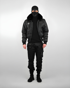 Custom Logo Embroidery Bomber Varsity <b>Jacket</b> Men Winter Flight <b>Jacket</b> Logo Print Motorcycle Baseball <b>Fleece</b> <b>Lining</b> Breathable - Product Image 5