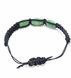 Bracelet Indian Green Aventurine Crystal Thread Bracelet Natural Gemstone Fashion Jewelry Men and Women Gift Energy Meditation - Product Image 6