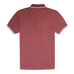 100% coton de haute qualité écologique solide motif rouille imprimé Piqué pour polo tissu teint uni pour tenue décontracté avant - Product Image 4