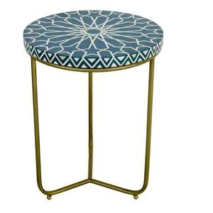 Diseño de incrustaciones de hueso Mesa anidada Decoración del hogar y del hotel Sala de estar Mesa auxiliar Muebles Incrustaciones de hueso Mesa anidada - Product Image 6