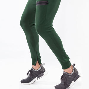 Pantalones deportivos de algodón para hombre, ajustados, de marca personalizada, cómodos pantalones de chándal para gimnasio, suministro de ropa al por mayor de fábrica - Product Image 3