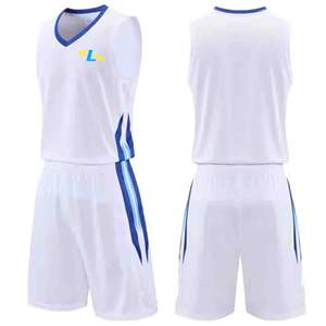 Uniforme de basket-ball sans manches respirant à séchage rapide de haute qualité, vêtements de sport grande taille, 100% polyester, personnalisable - Product Image 2