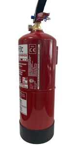 CE Portable 6kg ABC Powder Fire Extinguisher Stainless Steel Cylinder Spain | Built-in Pressure Relief | Flexible Rubber - Product Image 3