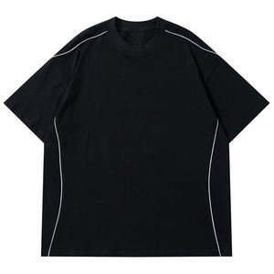 Camisetas de Alta Calidad para Hombre, 260GSM, 100% Algodón, Corte Cuadrado, Hombros Caídos, Estilo Oversize, Tallas Grandes - Product Image 1