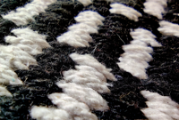 Indische Jacquard-Technik Handgewebte Baumwoll-Teppiche, Haustierfreundlich, Rutschfest, Fleckresistent, Wendbar, Gestreift, Moderne Flächenteppiche