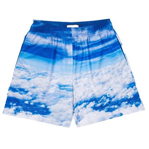 Venta al por mayor pantalones cortos básicos skyline de la ciudad de Nueva York gimnasio hombres pantalones cortos casuales fitness deportes pantalones cortos verano entrenamiento malla pantalones cortos Hombre - Product Image 5