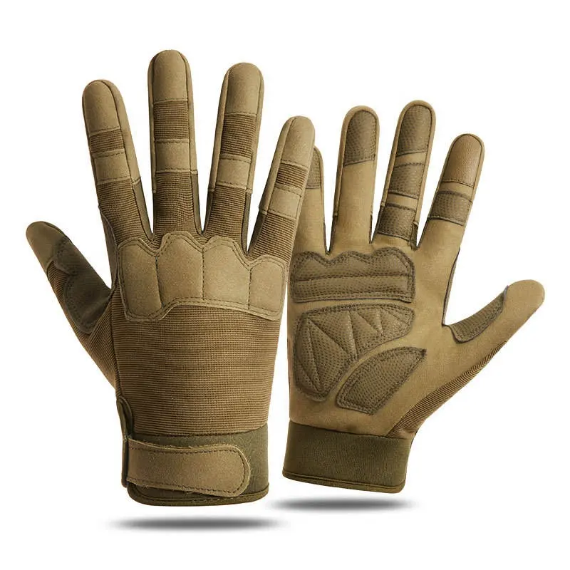 Motor Sports Double Palm Safety Touch Screen Tactical Hand Motorcycle Riding Gloves Best Quality