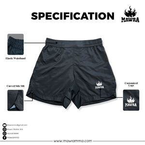 กางเกง MMA แบบขายส่ง ผลิตตามสั่ง (OEM) ผ้าสี่ทิศทาง ยืดหยุ่น แห้งเร็ว สำหรับ BJJ NoGi น้ำหนักเบา ระบายอากาศดี เหมาะสำหรับการฝึกซ้อมในยิม - Product Image 4
