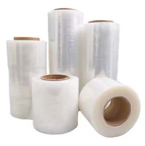 Precio de fábrica de fabricación Bandeja LLDPE transparente Película elástica Película de polietileno plástico LLDPE Embalaje Película elástica - Product Image 1