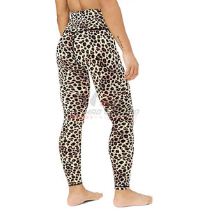 Mallas de Yoga de cintura alta con logotipo personalizado para mujer, ropa deportiva de verano, mallas ajustadas de compresión con cintura delgada - Product Image 3