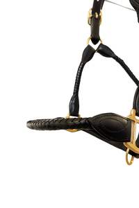 Licol en cuir de cheval avec boucle en laiton, équipement équestre de qualité supérieure, accessoires équestres, fournisseur en gros - Product Image 2