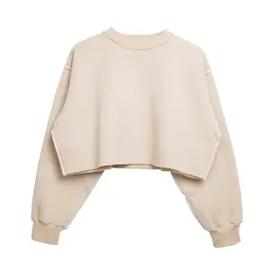 Hot Verkoop Producten Blank Logo Goedkope Prijs Full Mouw Nieuw Design Mode Vrouwen Aangepaste Sweatshirts