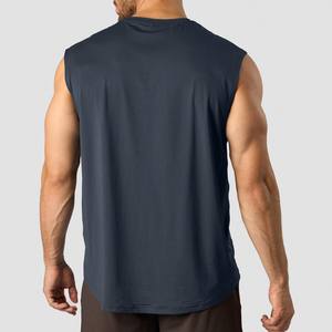 Camiseta sin mangas para hombre, Camisa sin mangas de verano con estilo informal, 100% de algodón, transpirable, de secado rápido, respetuoso con el medio ambiente, Color personalizado - Product Image 6