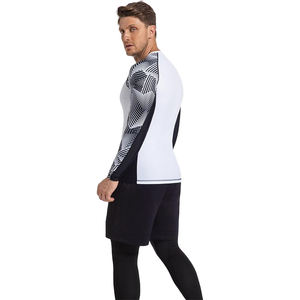 Camiseta de Compresión Unisex de Manga Larga, Talla Grande, Secado Rápido, Transpirable, Protección UV, para Gimnasio y Natación, OEM, Ligera y Elástica - Product Image 2