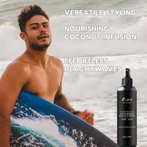 Private Label OEM wholesale sea salt hair spray providing a light hold for effortless styling