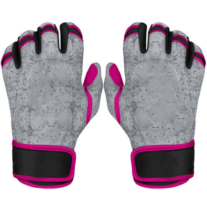 Guantes de Bateo de Béisbol con Puño Corto, Antideslizantes, con Agarre en la Palma, para Adultos y Jóvenes, Guantes Deportivos de Entrenamiento LBBG-0008 - Product Image 1
