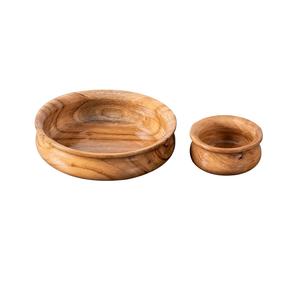 Bol en bois fait à la main de taille personnalisée pour l'exportation Hotelware de qualité du fabricant et fournisseur indien - Product Image 6