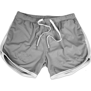 OEM Custom Embroidered Men's Gym Shorts 2025 Breathable Mesh Fitness and Sportswear - Product Image 4