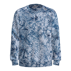 Venta al por mayor de logotipo personalizado 3D en relieve liso en blanco de algodón de rizo francés de cuello redondo sudadera unisex de las mujeres en relieve sudaderas con capucha - Product Image 1