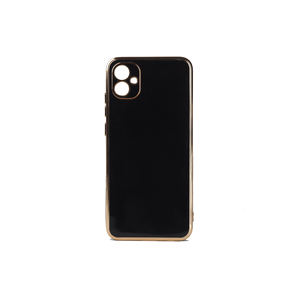 Coque de protection arrière Netzy pour Samsung Galaxy A04E SAFA, étui en silicone noir compatible A03S A14 A33 A34 A53 Mobile - Product Image 1