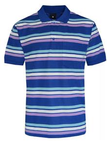 เสื้อโปโลผ้าฝ้าย100% สำหรับผู้ชายขนาดใหญ่พิเศษเสื้อแขนสั้นลายทึบทำจากผ้าใบ - Product Image 4