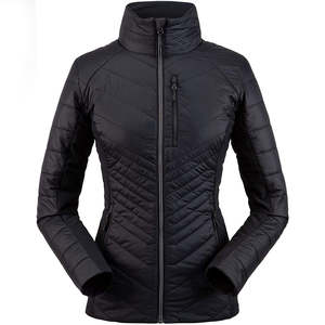 Trendy <b>Women</b> Winter Knitted Puffer <b>Jacket</b> Long Sleeve Bubble Puff Design Waterproof Breathable Warm <b>Lightweight</b> - Product Image 1