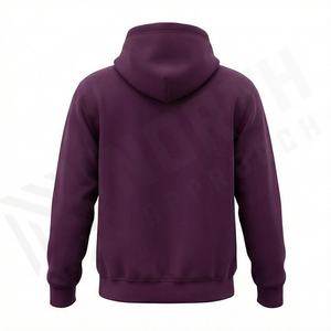 Sudadera con Capucha Premium para Hombre, Diseño Invernal, Logotipo Personalizado, Técnica de Teñido Liso, Patrón Sólido, Sudadera Gruesa, Ropa Urbana - Product Image 2