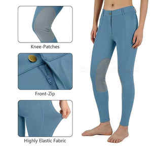 Culottes pour femmes dernière mode confortable équestre Silicone Grip gros personnalisé Legging nouveau style culotte équestre - Product Image 4