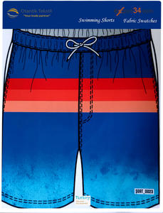 Pantalones cortos de playa de verano personalizados, tabla de natación de talla grande para hombre, bañador a rayas hecho en Turquía, cadenas de suministro ágiles - Product Image 3