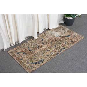 Alfombra de lana turca Vintage de 17x33 pies, tejido plano de retazos beige y negro para decoración de sala de estar, respaldo de látex - Product Image 3