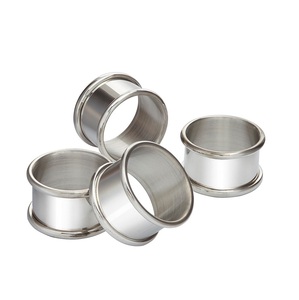 Handmade Napkin Rings Metal Napkin Rings Restaurants <b>Table</b> <b>Decoration</b> Hammered Copper Plated Luxury <b>Table</b> <b>Top</b> Napkin Holder - Product Image 5