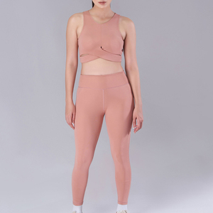 2pcs Seamless High Stretch 2024 Best Design Professional Customized Printing Women Yoga Set - Product Image 2