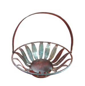 High Demanding Metal Wire Kitchen Decor <b>Basket</b> Handmade Storage <b>Baskets</b> Wire <b>Mesh</b> <b>Basket</b> for Kitchen Storage & Restaurants Use - Product Image 2