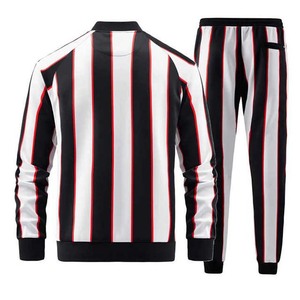 Ropa deportiva de invierno con cremallera completa personalizada entrenamiento correr entrenamiento algodón Regular Fit sudadera Joggers trajes hombres chándal - Product Image 5