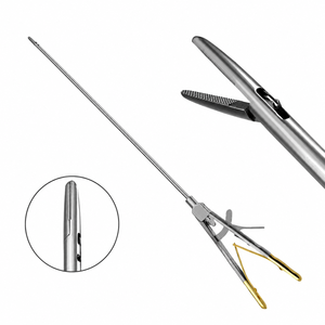 Laparoscopic Sinus Surgery <b>Needle</b> Holder Straight 20" V Type 5 X 330mm Forceps Customized Surgical Tools - Product Image 6
