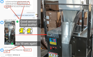 Máy đóng gói hạt lớn 500g máy đóng gói Khoai tây chiên - Product Image 5