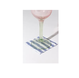 Posavasos cuadrados de lino y vidrio, posavasos de transferencia de calor para té y uso hecho a mano, de alta calidad, a bajo precio, muestra gratis - Product Image 6