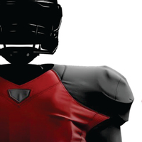 Uniforme de Fútbol Americano Personalizado, Pantalones de Jersey Transpirables con Cintura Elástica y Absorción de Humedad, Nombre del Equipo Personalizado en la Parte Delantera, 100%