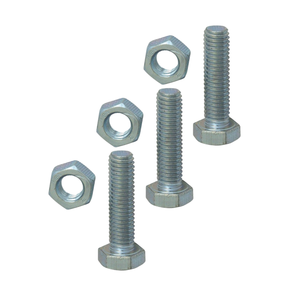 สลักเกลียวหกเหลี่ยมชุบนิกเกิลคุณภาพสูง แบบเกลียวครึ่งตัว ขนาด 18x80 พร้อมน็อต บรรจุกล่อง ผลิตในเวียดนาม รับผลิตตามแบบ (OEM) ขายส่งสำหรับงานเหมือง - Product Image 3