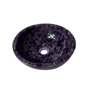 Beautiful Gorgeous Handmade Natural Amethyst Stone Sink <b>Bowl</b> With Fine Polished <b>Bowl</b> in Buyer Affordable Price of Manufacturing - Product Image 1