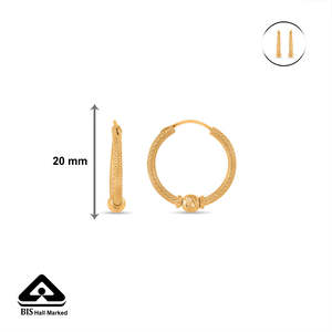 Boucles d'oreilles créoles plaquées or avec perles et zircons, style religieux tendance pour fêtes et cadeaux - Product Image 6