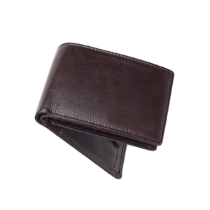 Vente en gros directe Portefeuille à deux volets en cuir de vachette de luxe pour hommes avec longue fonction RFID Type de fermeture ouverte pince à billets porte-carte - Product Image 3