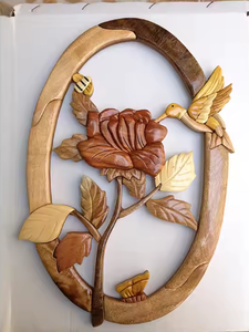 Decoración de Pared de Madera con Intarsia |   Arte en Madera 3D Ecológico y Hecho a Mano para una Decoración Única de VIET FARGIMEX - Product Image 2