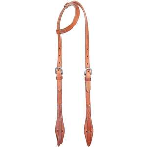 Hecho a mano de cuero de vaca Headstall Flower Tooled Western Bridle Premium Show Horse Tack solo en India - Product Image 4