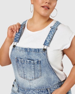 Más vendidos 2025, Mono vaquero para mujer, pantalones vaqueros para mujer con bolsillo, mono informal para mujer, mono OEM con servicio - Product Image 6