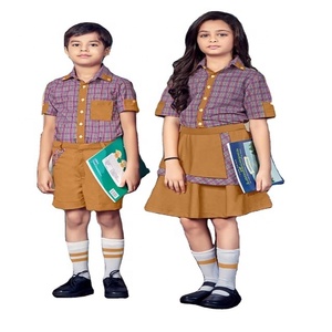 Uniformes Escolares de Alta Calidad al por Mayor para Niños y Niñas, Tela de Poliéster/Algodón, para Todas las Temporadas - Product Image 2