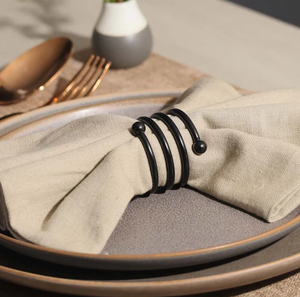 Elegant classic occasion <b>party</b> <b>napkin</b> ring holder wedding dinner table decoration tissue paper holder home dining table decor - Product Image 5