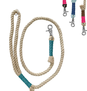Rope Dog <b>Leash</b> | Dog <b>Leash</b> | Cotton Rope <b>Leash</b> Accessory Customized Colored Cotton Rope Handmade Dog <b>Leash</b> <b>Pet</b> <b>Leash</b> Set - Product Image 1